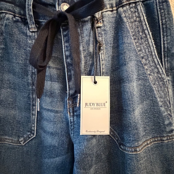 Judy Blue Dark Wash Jogger Jeans, Sz 3/26, NWT - Picture 8 of 9